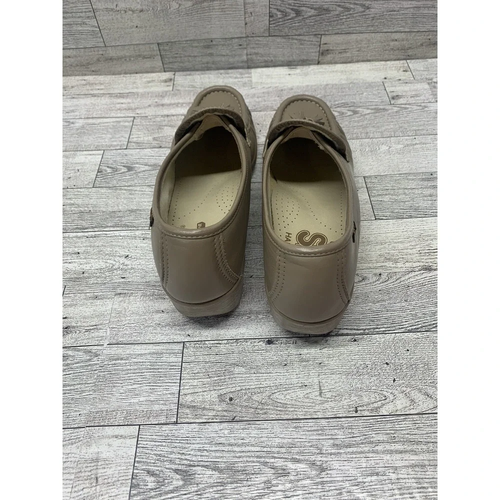SAS Genuine Leather Loafer Shoes Hand-sewn Tan 8.5S‎